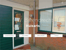 Tablet Screenshot of huisartsbonsenhoek.nl